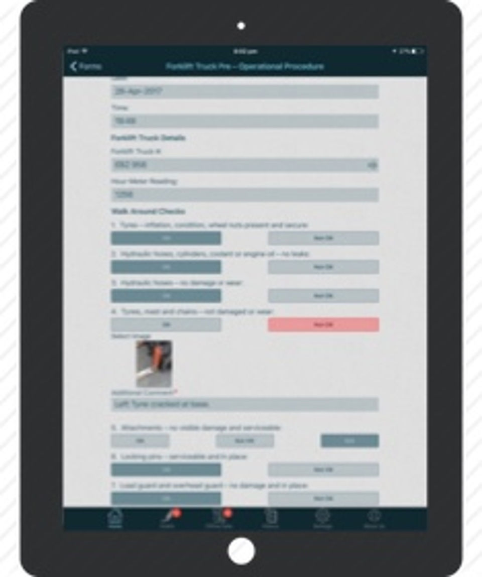 Digi Clip Mobile Forms Screenshot 1
