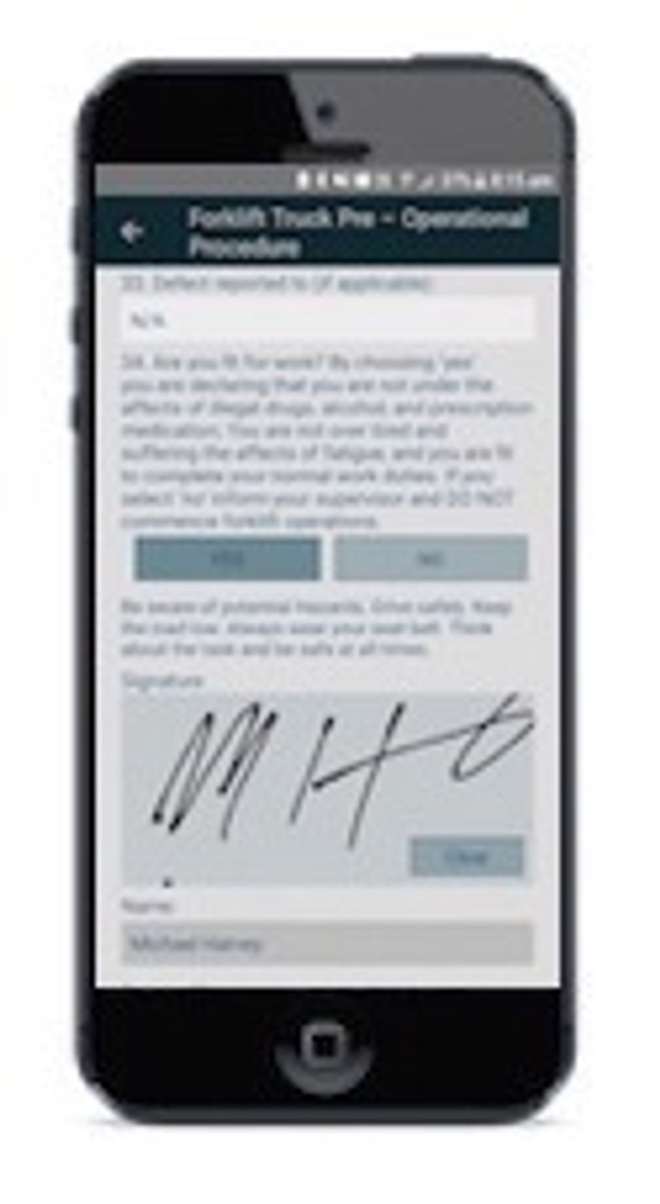 Digi Clip Mobile Forms Screenshot 3