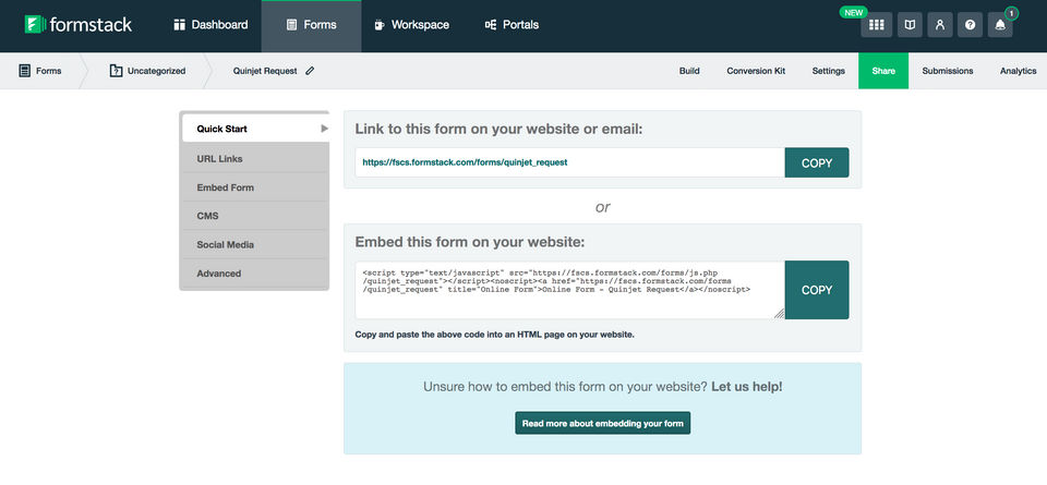 Formstack Screenshot 2