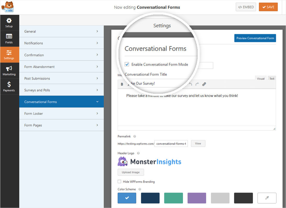 WPForms Screenshot 2