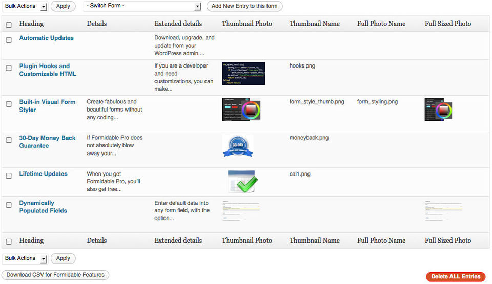 Formidable Forms Screenshot 3