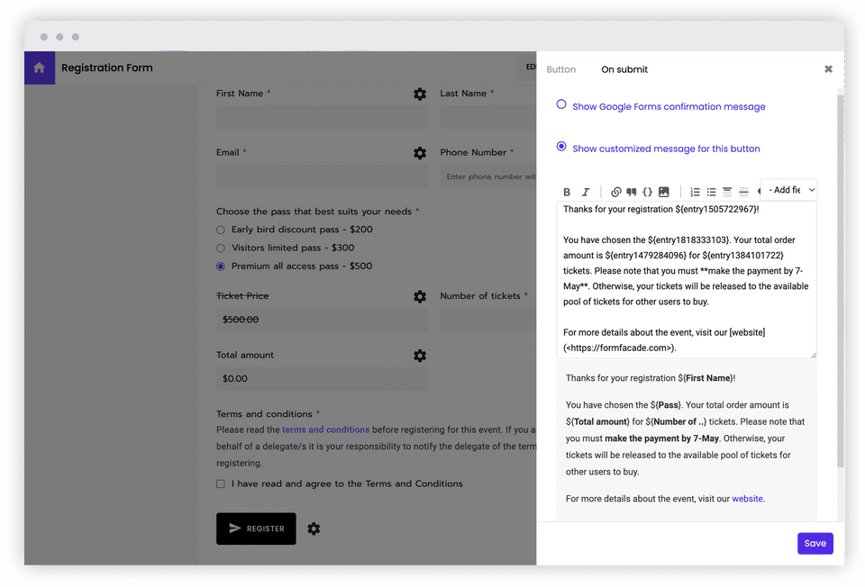 Formfacade Screenshot 3