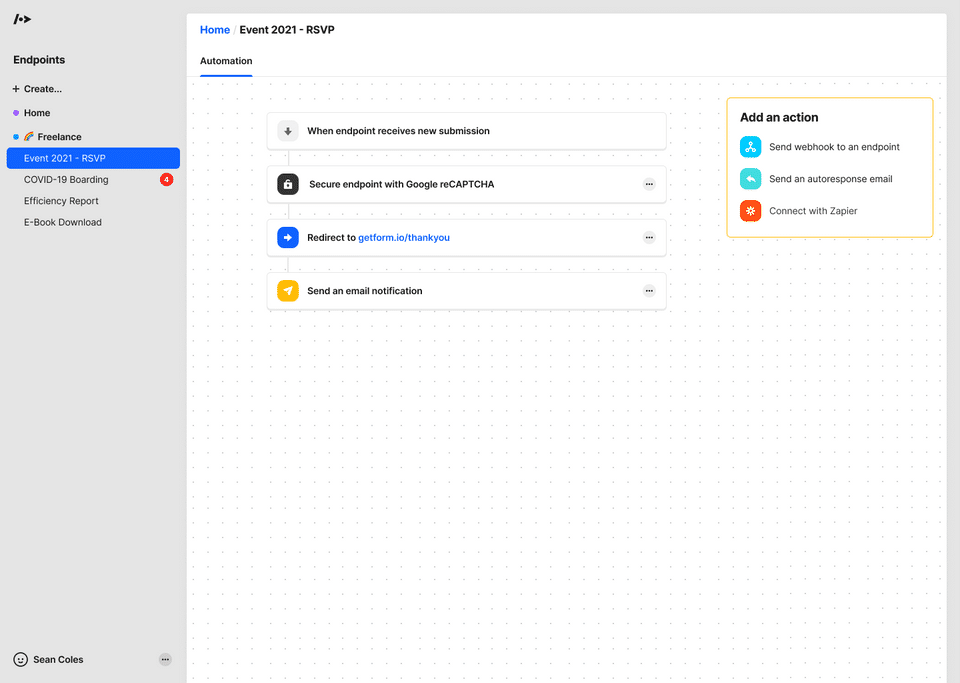 Getform Screenshot 3