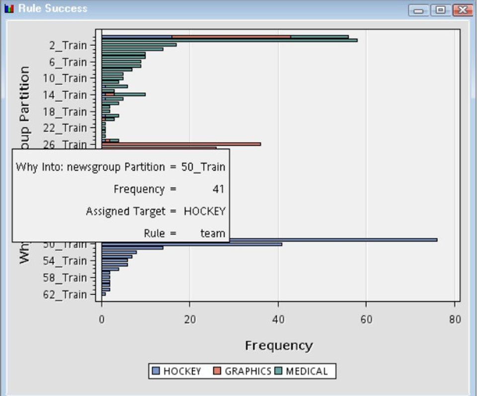 SAS Text Miner Screenshot 3