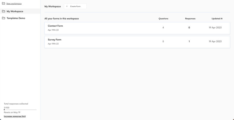 Form App Screenshot 2