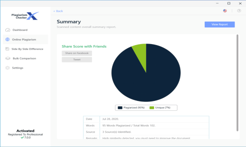 Plagiarism Checker X Screenshot 2