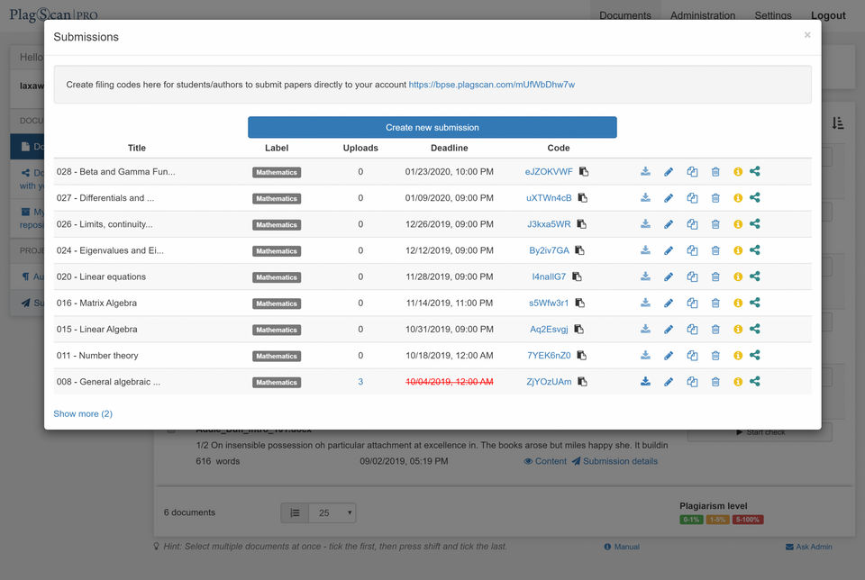 Plagscan Screenshot 4
