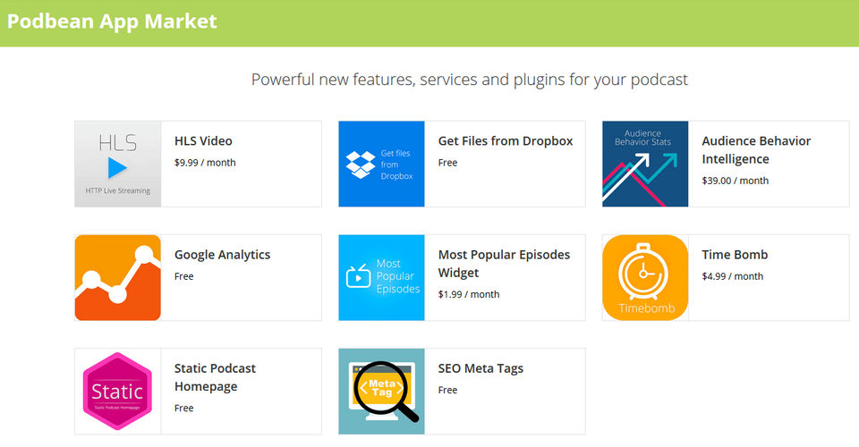 PodBean Screenshot 2