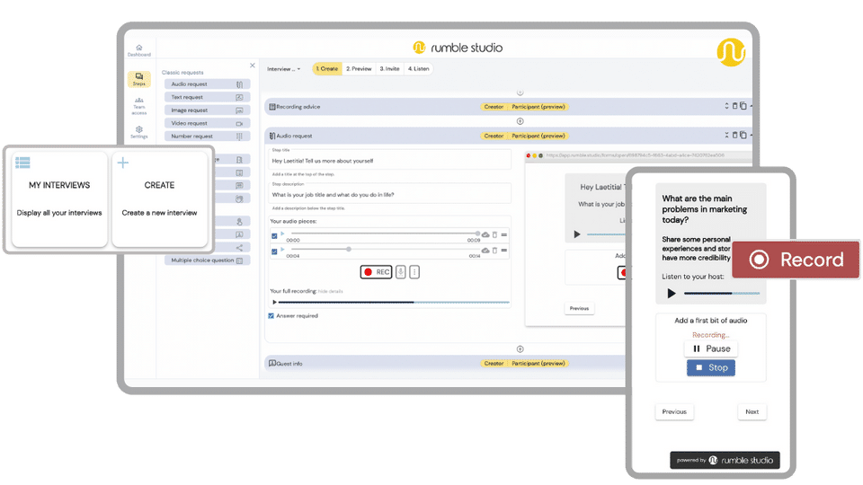 Rumble Studio Screenshot 1