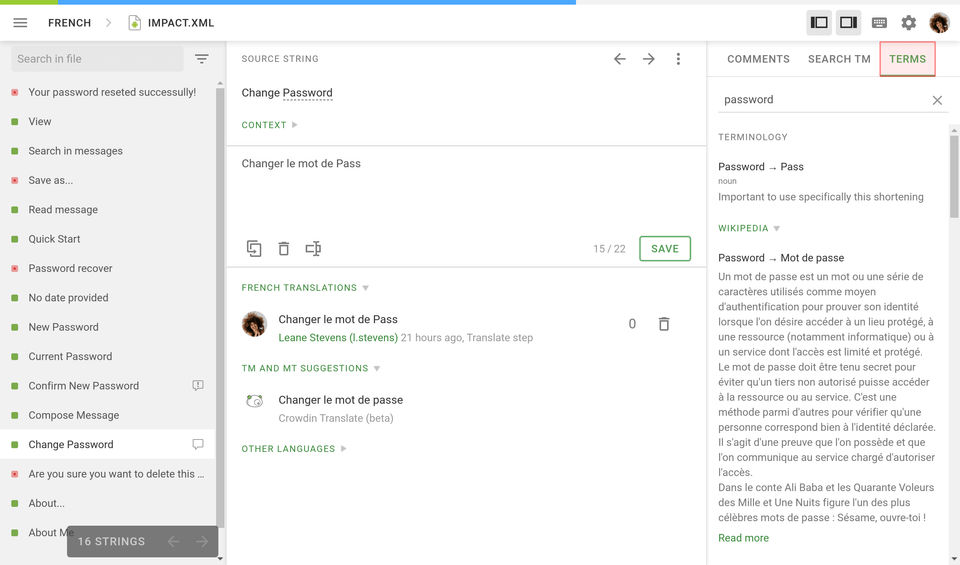 Crowdin Screenshot 2