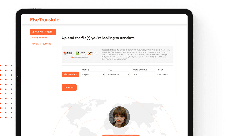 RiseTranslate Screenshot 1