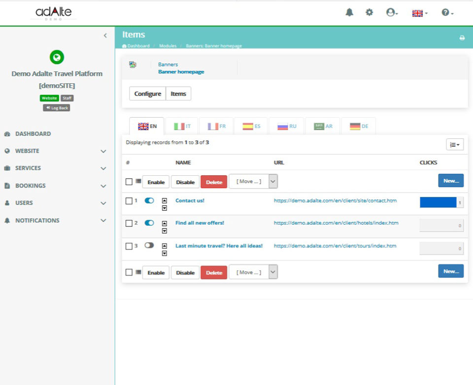 Adalte Travel Platform Screenshot 4