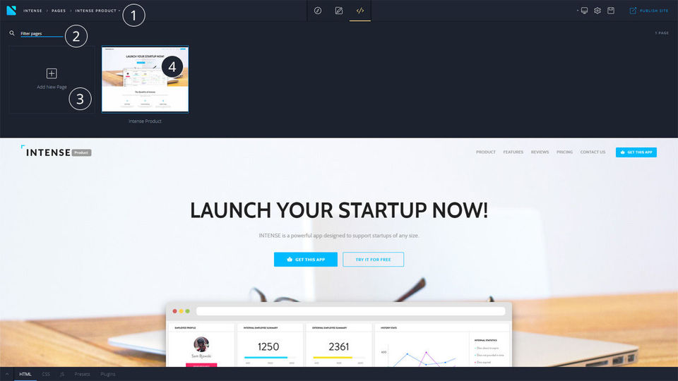 Novi Builder Screenshot 2