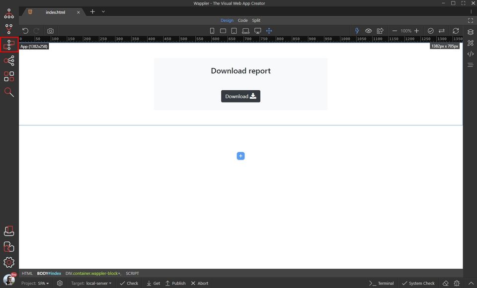 Wappler Screenshot 2