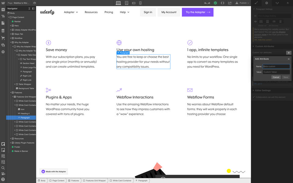 Udesly Adapter Screenshot 1