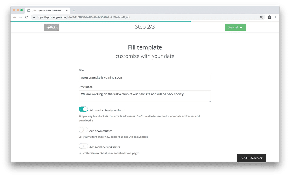 CMNGSN Screenshot 1